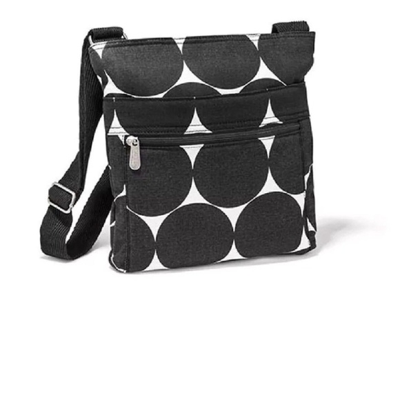 thirty-one Handbags - Organizing Shoulder Bag Black Dot